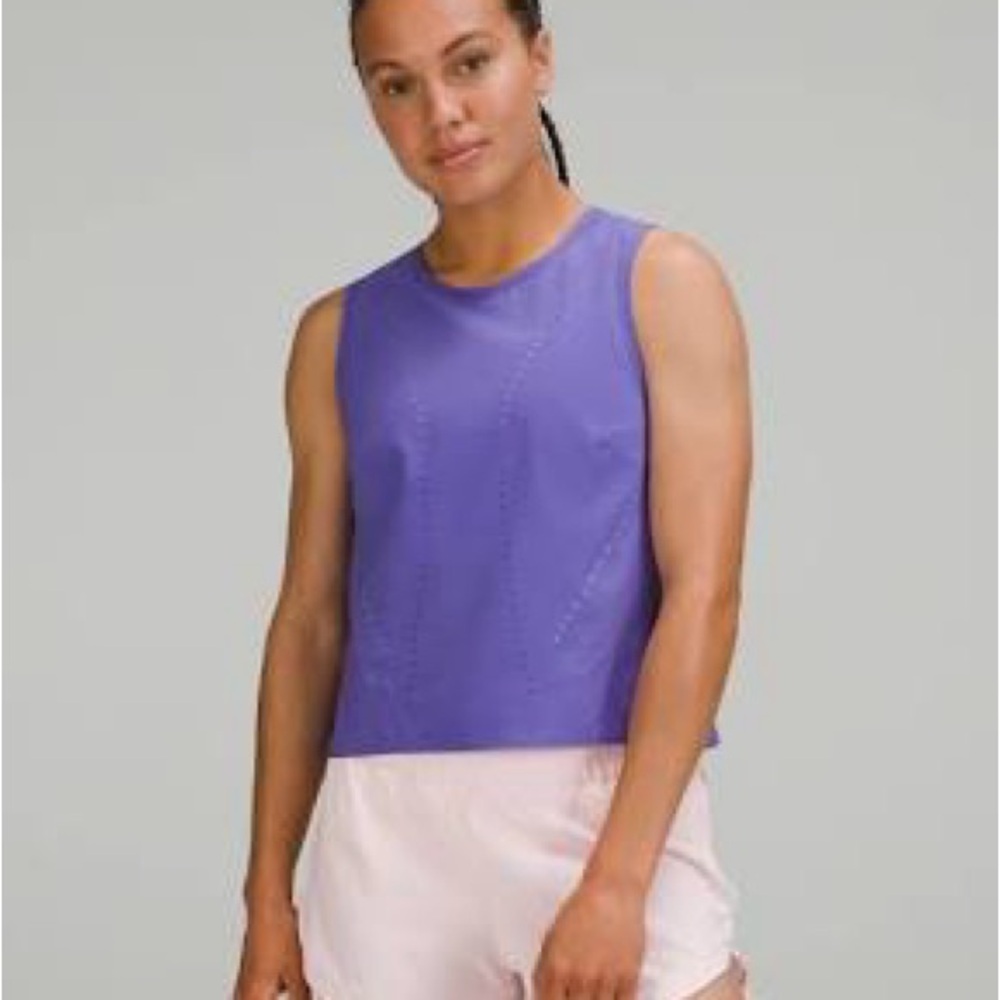 Lululemon Athletica Purple Boxy Tank Top
